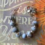 - Handcrafted Beaded Polymer Clay Bracelet